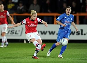 Images Dated 10th October 2012: Showdown at Underhill: A Clash of Stars - Kim Little vs. Karen Carney in the FA WSL Continental