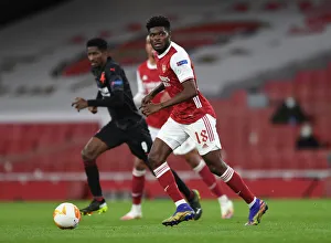 Silent Warrior Partey: Arsenal's Lone Battle in Empty Emirates Stadium vs Slavia Praha - UEFA Europa League Quarterfinal