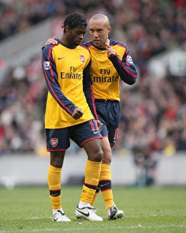 Stoke City V Arsenal 2008-09 Prints: Silvestre and Song's Victory: Arsenal 2-1 Stoke City, Premier League, 2008