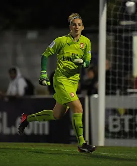 Arsenal Ladies V Bristol Academy 15/4/15 Prints: Siobhan Chamberlain: In Action for Arsenal Ladies Against Bristol Academy (WSL Match)