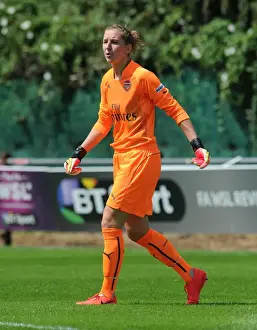 Millwall Lionessess V Arsenal Ladies 2014 Prints: Siobhan Chamberlain: Arsenal Ladies Goalkeeper in Action