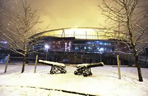 Snowy Emirates Stadium: Arsenal's Winter Fortress in the Premier League