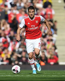 Sokratis in Action: Arsenal vs AFC Bournemouth, Premier League 2019-20
