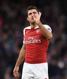 Sokratis in Action: Arsenal vs Huddersfield, Premier League 2018-19
