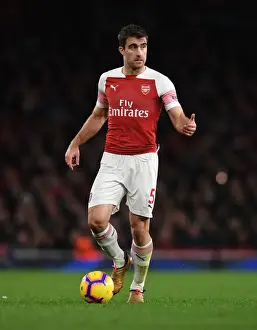 Sokratis in Action: Arsenal vs Huddersfield Premier League Clash (2018-19)
