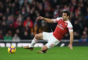 Arsenal V Huddersfield Town - 2018-19 Prints: Sokratis in Action: Arsenal vs. Huddersfield Town, Premier League (December 2018)