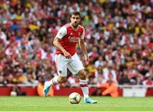 Sokratis in Action: Arsenal vs. Olympique Lyonnais at Emirates Cup, 2019