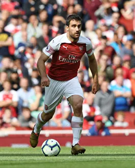 Sokratis in Action: Arsenal vs. West Ham United, Premier League 2018-19