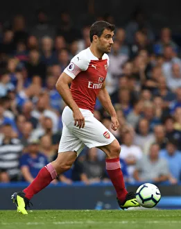 Chelsea V Arsenal 2018-19 Prints: Sokratis in Action: Chelsea vs Arsenal, Premier League 2018-19