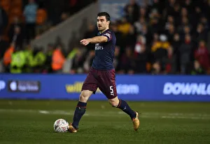 Blackpool V Arsenal - FA Cup 2019 Prints: Sokratis of Arsenal in FA Cup Third Round Clash against Blackpool