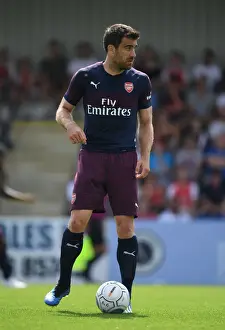 Borehamwood V Arsenal 2018-19 Prints: Sokratis of Arsenal in Pre-Season Action against Borehamwood (2018)