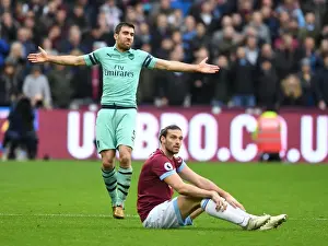 Sokratis Plea: A Tense Moment in the West Ham vs Arsenal Clash