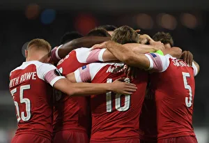 Qarabag V Arsenal 2018-19 Prints: Sokratis Scores: Arsenal Celebrate in Qarabag