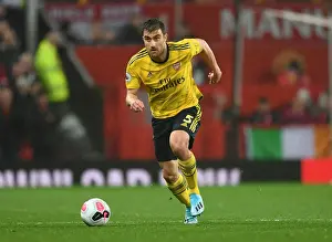 Sokratis's Determined Stare: Arsenal vs Manchester United Clash (2019-20)