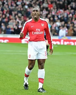 Arsenal v West Ham United 2009-10 Collection: Sol Campbell (Arsenal). Arsenal 2: 0 West Ham United, Barclays Premeir League