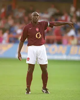 Sol Campbell (Arsenal). Arsenal Reserves 5: 2 Leicester City Reserves