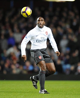 Aston Villa v Arsenal 2009-10 Gallery: Sol Campbell (Arsenal). Aston Villa 0: 0 Arsenal. Barclays Premier League