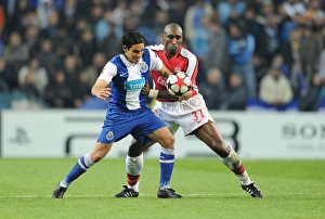 Sol Campbell (Arsenal) Falcao (Porto). FC Porto 2:1 Arsenal, UEFA Champions League Sol Campbell (Arsenal) Falcao (Porto). FC Porto 2:1 Arsenal, UEFA Champions League