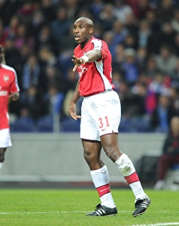 Sol Campbell (Arsenal). FC Porto 2: 1 Arsenal, UEFA Champions League, First Knock-out Round