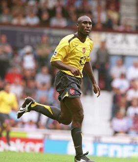 Images Dated 26th September 2005: Sol Campbell (Arsenal). West Ham United 0: 0 Arsenal