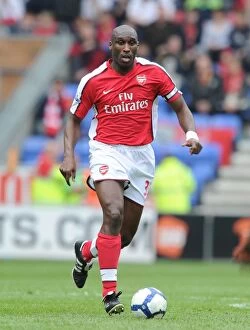 Wigan Athletic v Arsenal 2009-10 Gallery: Sol Campbell (Arsenal). Wigan Athletic 3: 2 Arsenal, FA Barclays Premier League