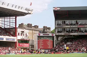 The South East corner of Highbury. Arsenal 2: 0 Newcastle United