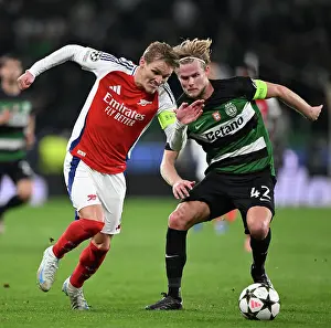 Sporting Lisbon V Arsenal 2024-25 Prints: Sporting Clube de Portugal v Arsenal FC - UEFA Champions League 2024/25 League Phase MD5