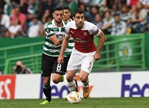 Sporting Lisbon v Arsenal 2018-19 Collection: Sporting CP v Arsenal - UEFA Europa League - Group E