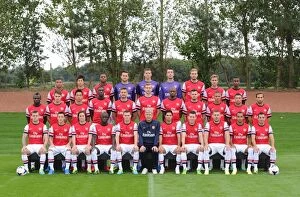 1st Team Photocall 2013-14 Gallery: ST ALBANS, ENGLAND - SEPTEMBER 20: Arsenal Squad 2013 / 14 Nike at London Colney