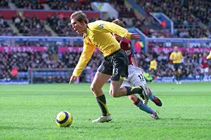 Stalemate at Villa Park: Hleb and Davis Face Off in Scoreless Arsenal-Aston Villa Clash, FA Premiership, December 2005