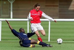 Stefan Malz Training at Arsenal Reserves, Arsenal Football Club, Shenley, Hertfordshire, 25/4/2001