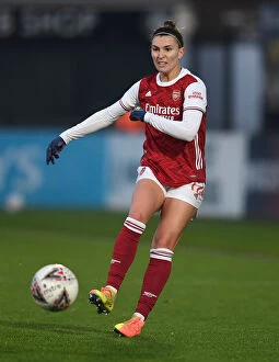 Images Dated 6th December 2020: Steph Catley in Action: Arsenal Women vs Birmingham City Women, Barclays FA WSL, December 2020