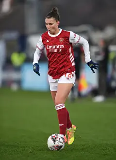 Arsenal Women V Birmingham City Women 2020-21 Prints: Steph Catley in Action: Arsenal Women vs Birmingham City Women (FA WSL, 2020-21)