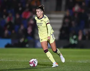 Chelsea Women V Arsenal Women 2021-22 Prints: Steph Catley in Action: A Riveting Moment from Chelsea Women vs