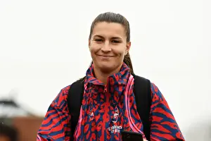 Arsenal Women V Aston Villa 2021-22 Prints: Steph Catley's Debut: Arsenal Women vs Aston Villa Women in FA WSL (2021-22)