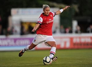 Images Dated 30th August 2012: Steph Houghton in Action: Arsenal Ladies FC vs. Bristol Academy WFC, FA WSL (2012)