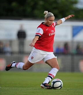 Images Dated 30th August 2012: Steph Houghton in Action: Arsenal Ladies vs. Bristol Academy WFC, FA WSL (2012)