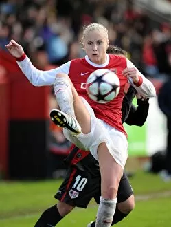 Images Dated 11th November 2010: Steph Houghton (Arsenal). Arsenal Ladies 4: 1 Rayo Vallecano. Womens UEFA Champions League