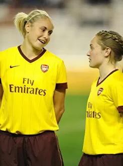 Images Dated 4th November 2010: Steph Houghton and Kim Little (Arsenal). Rayo Vallecano 2: 0 Arsenal Ladies