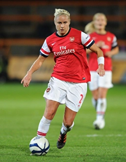 Arsenal Ladies V Birmingham City - WSL League Cup Final 2012-13 Prints: Steph Houghton's Showdown: Arsenal Ladies vs