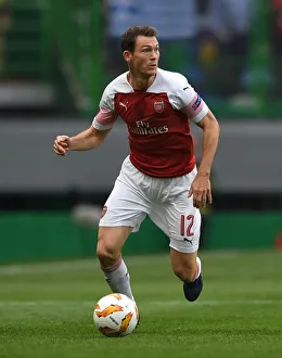Sporting Lisbon V Arsenal 2018-19 Prints: Stephan Lichtsteiner in Action: Arsenal vs. Sporting CP, Europa League 2018-19