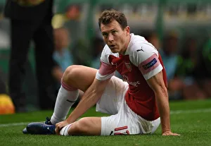 Sporting Lisbon V Arsenal 2018-19 Prints: Stephan Lichtsteiner in Action: Arsenal vs. Sporting Lisbon, Europa League 2018-19