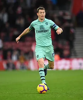 Southampton V Arsenal 2018-19 Prints: Stephan Lichtsteiner in Action: Arsenal vs. Southampton, Premier League 2018-19