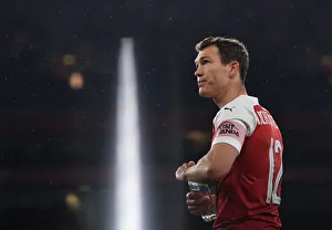 Arsenal V Blackpool Carabao Cup 2018-19 Prints: Stephan Lichtsteiner in Action: Arsenal vs Blackpool, Carabao Cup 2018-19