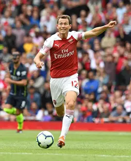 Stephan Lichtsteiner in Action: Arsenal vs Manchester City (2018-19)