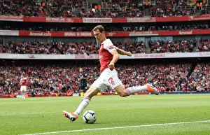 Arsenal V Manchester City 2018-19 Prints: Stephan Lichtsteiner in Action: Arsenal vs Manchester City (2018-19)
