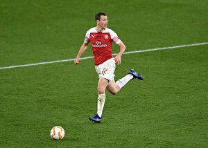 Images Dated 8th November 2018: Stephan Lichtsteiner in Action: Arsenal vs Sporting CP, UEFA Europa League 2018-19
