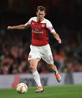 Arsenal V FC Vorskla Poltava 2018_19 Prints: Stephan Lichtsteiner in Action: Arsenal vs Vorskla Poltava, UEFA Europa League 2018-19