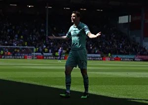 Burnley V Arsenal 2018-19 Prints: Stephan Lichtsteiner in Action: Burnley vs Arsenal, Premier League 2018-19