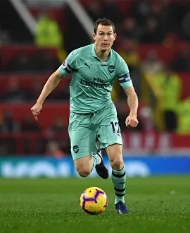 Manchester United V Arsenal 2018-19 Prints: Stephan Lichtsteiner in Action: Manchester United vs. Arsenal, Premier League 2018-19